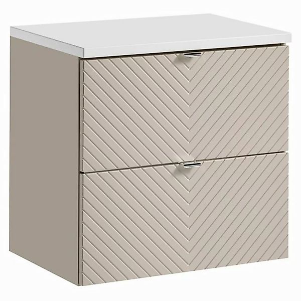 Lomadox Waschbeckenschrank VERACRUZ-56 Waschtischunterschrank, 60cm, kaschm günstig online kaufen