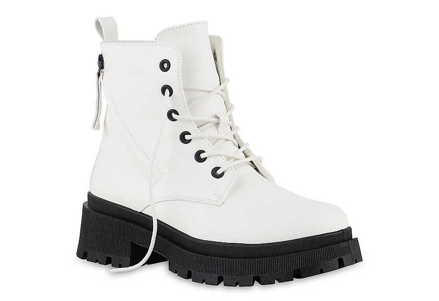 VAN HILL Damen Leicht Gefütterte Schnürstiefeletten Stiefeletten Schuhe 841 günstig online kaufen