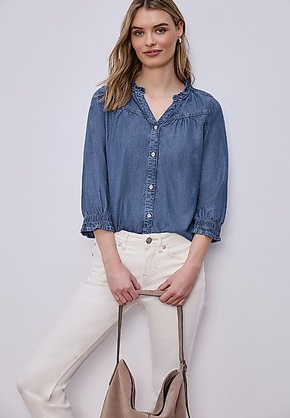 STREET ONE Langarmbluse mit Stehkragen günstig online kaufen