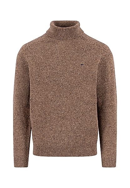 FYNCH-HATTON Rollkragenpullover im Strick-Look meliert günstig online kaufen