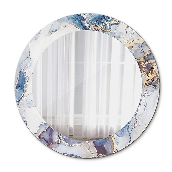 Tulup Bedruckte Spiegel Abstrakte Kunst 60x60 cm Runder Spiegel mit Dekorat günstig online kaufen