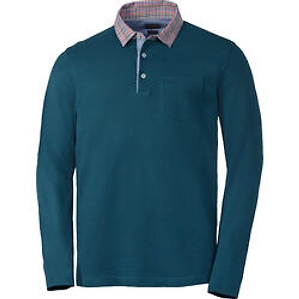 Franco Bettoni Herren Poloshirt mit Hemdkragen langarm günstig online kaufen