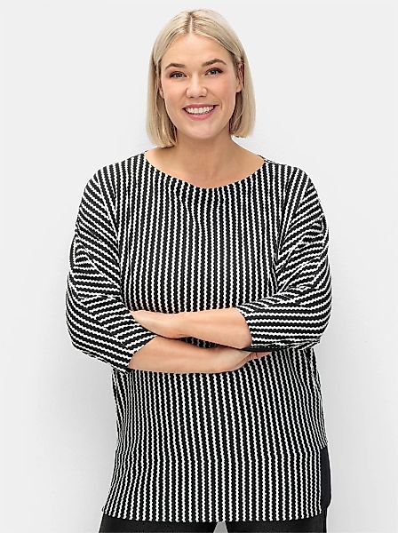 Sheego 3/4-Arm-Shirt "3/4-Arm-Shirt" 1 Stk. tlg. günstig online kaufen