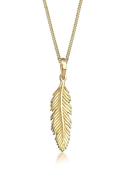 Elli Kette mit Anhänger mit Feder günstig online kaufen