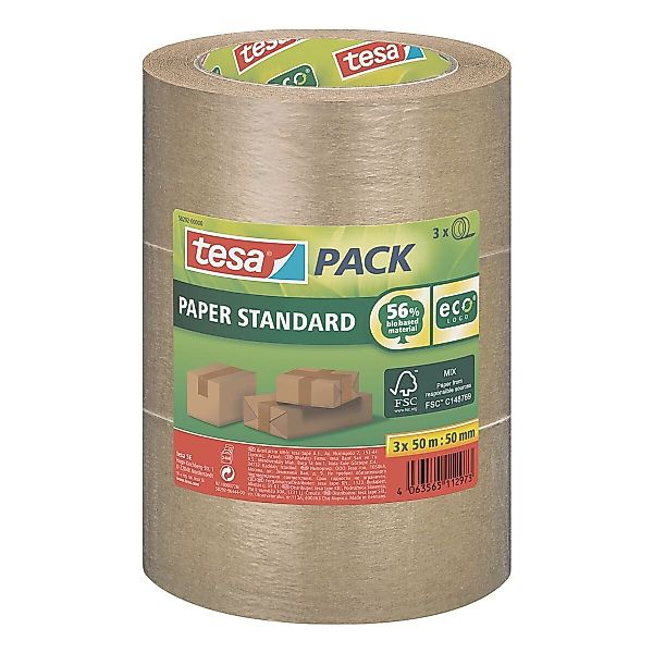 tesa Klebeband Papier Standard EcoLogo (3-St) günstig online kaufen