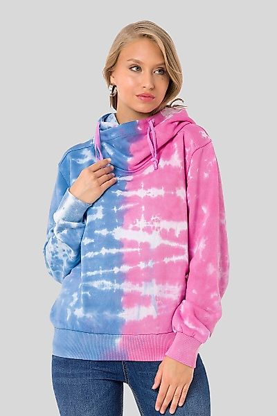 Cipo & Baxx Sweatshirt "SWEATSHIRT", zweifarbigen Batik-Look günstig online kaufen