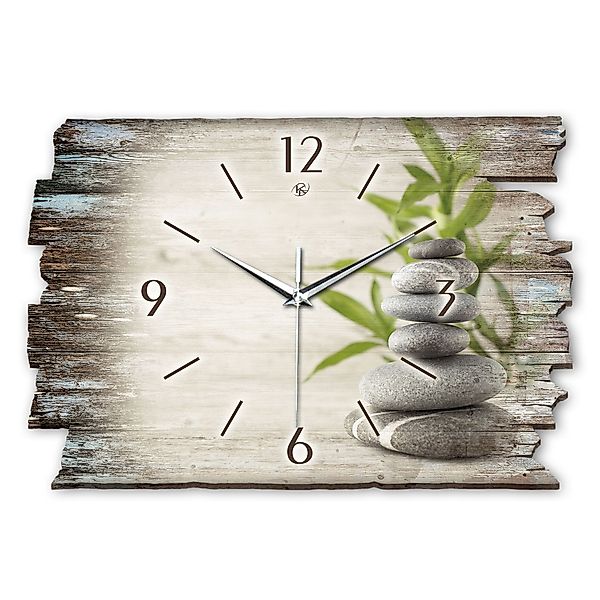 Kreative Feder Wanduhr Design-Wanduhr „Bambus“ aus günstig online kaufen
