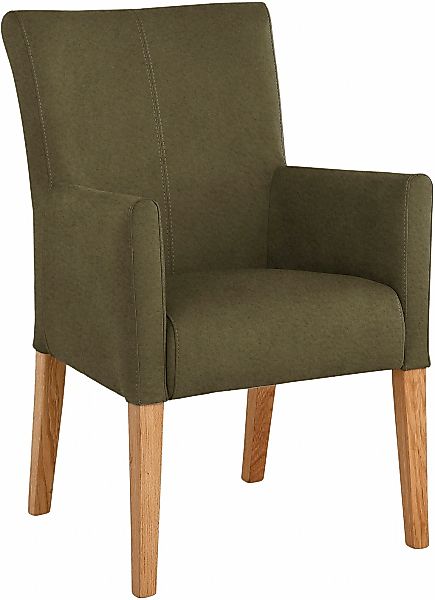 Home affaire Armlehnstuhl "King BESTSELLER", Luxus-Microfaser, Esszimmerstu günstig online kaufen