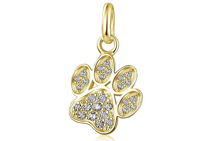 Silberkettenstore Kettenanhänger Anhänger Pfote, SJR - 333 Gold günstig online kaufen