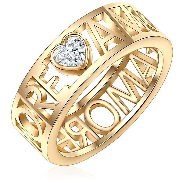 Lulu & Jane Fingerring gelbgold, verziert günstig online kaufen