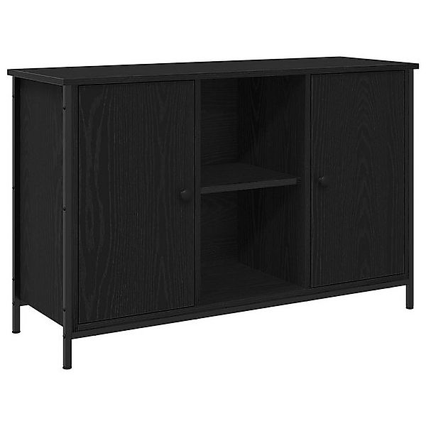 vidaXL TV-Schrank TV-Schrank Schwarz Eiche Holzwerkstoff Mittel Stauraum (1 günstig online kaufen