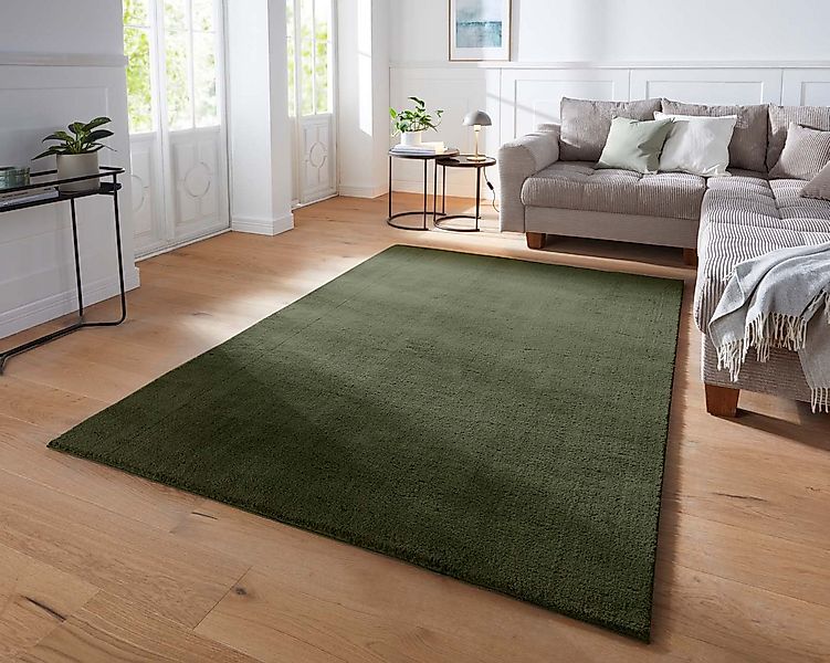 TaraCarpet Teppich Supersoft Kurzflorteppich Fiona Uni, rechteckig, Höhe: 1 günstig online kaufen