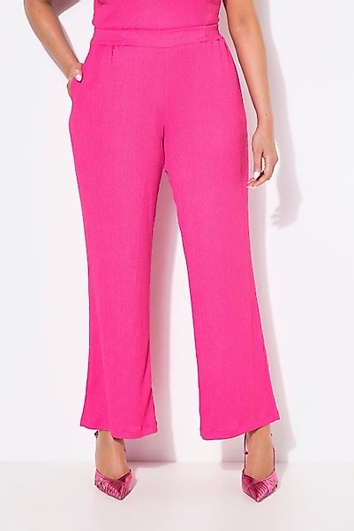 Ulla Popken Schlupfhose Hose Struktur weites günstig online kaufen