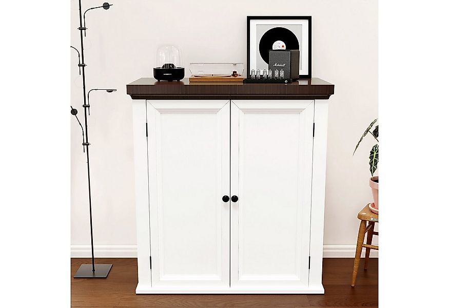 oyajia Sideboard Badezimmerschrank Mehrzweckschrank mit 2 Türen, Höhe 61.5c günstig online kaufen