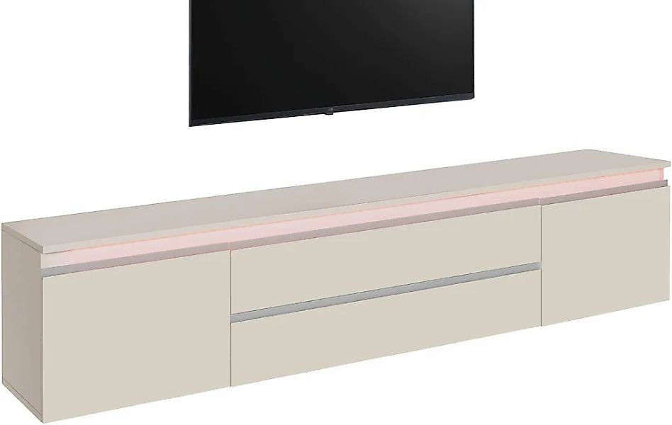 INOSIGN Lowboard "Magic,Lowboard,TV-Kommode,TV-Möbel,TV-Bank" Alugriff,2Tür günstig online kaufen