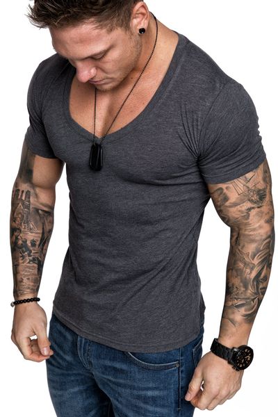 Amaci&Sons T-Shirt EUGENE Basic T-Shirt mit günstig online kaufen