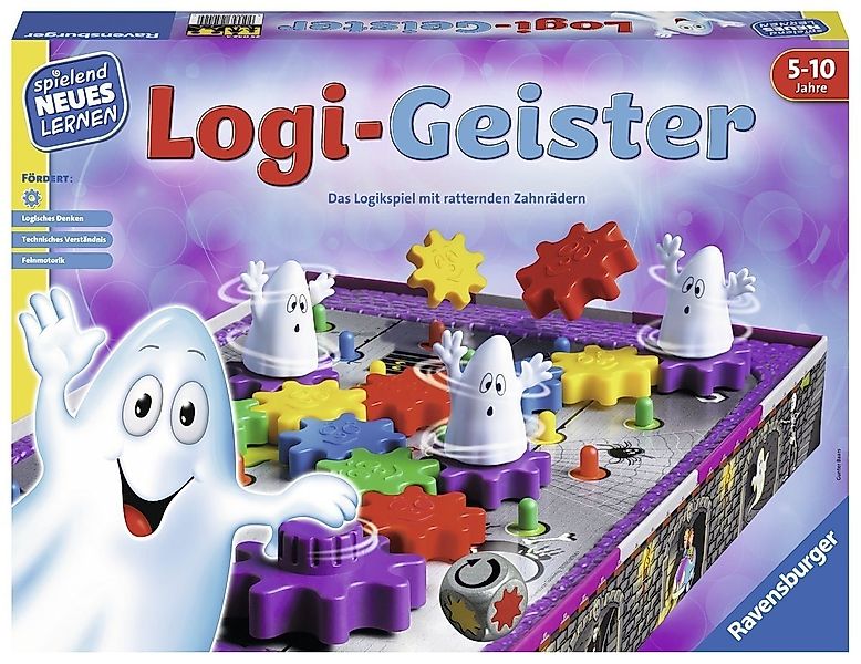 Ravensburger Lernspielzeug Logi-Geister - Kinderspiel ab 5 Jahre günstig online kaufen