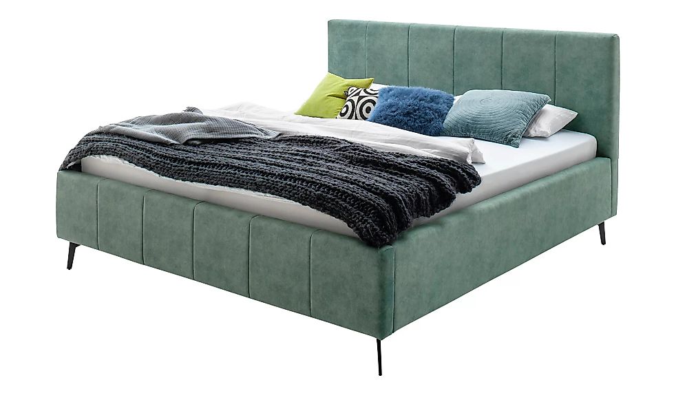 Polsterbett  Lizzano ¦ grün ¦ Maße (cm): B: 194 H: 114 Betten > Komfortbett günstig online kaufen
