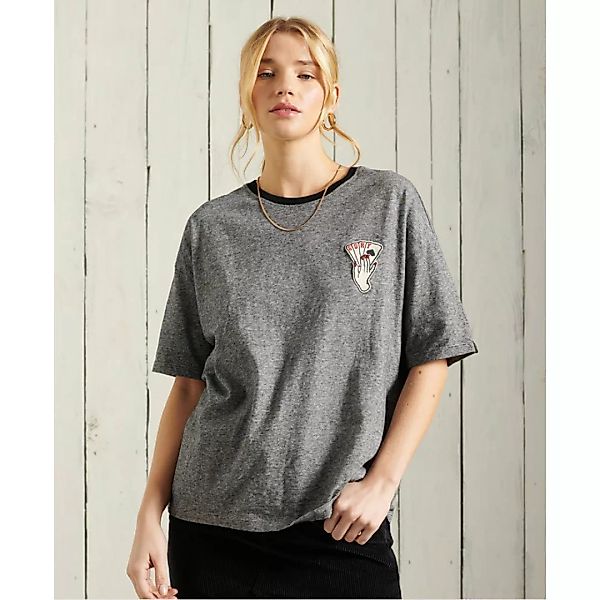 Superdry Military Narrative Boxy Kurzarm T-shirt XS Black Forest Feeder günstig online kaufen