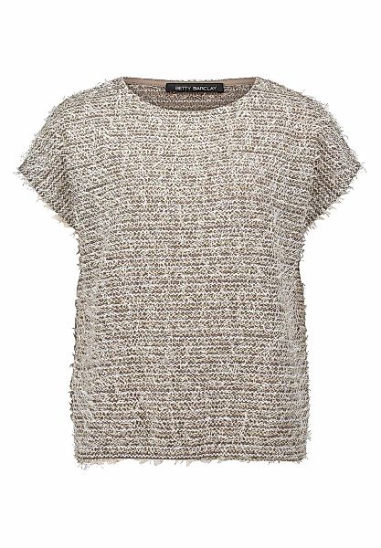 Betty Barclay Kurzarmshirt "Damen Feinstrickpullover mit Lurexfaden" 1 Stk. günstig online kaufen
