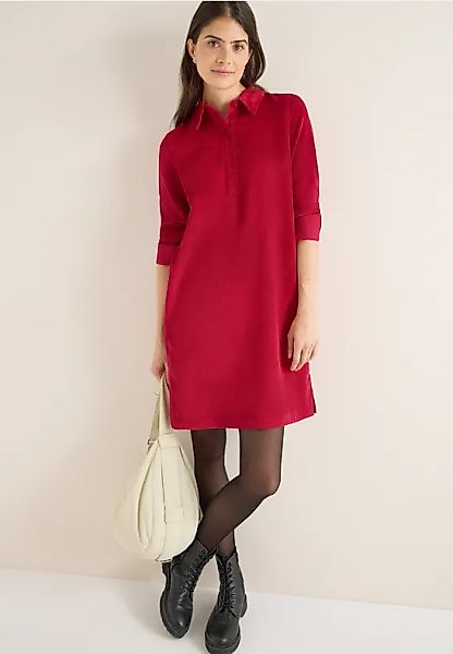 Cordkleid in Unifarbe günstig online kaufen