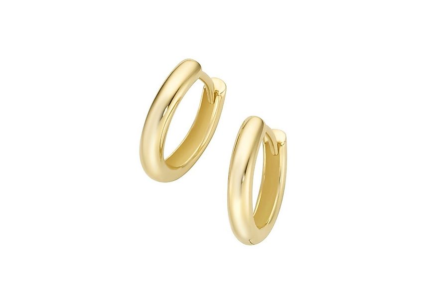 Luigi Merano Paar Creolen rund, Durchmesser ca. 13,1 mm, Gold 585 günstig online kaufen