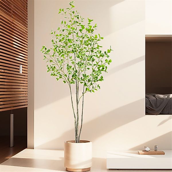 Kunstbonsai Künstlicher Ficus-Baum,Mit glatten und glänzenden günstig online kaufen