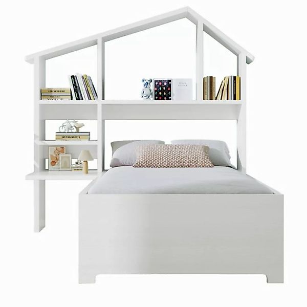 MODFU Kinderbett mit Bücherregale (Einzelbett, 2-tlg., 90×200 cm), mit Stau günstig online kaufen