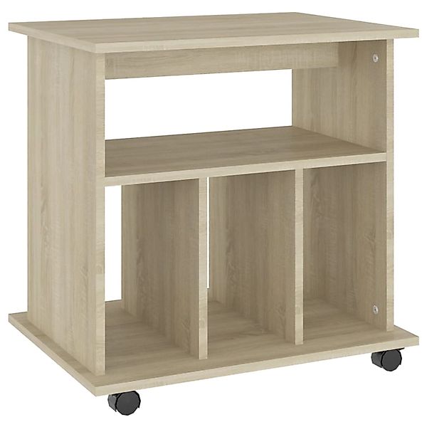 vidaXL Rollschrank Sonoma-Eiche 60x45x60 cm Holzwerkstoff günstig online kaufen
