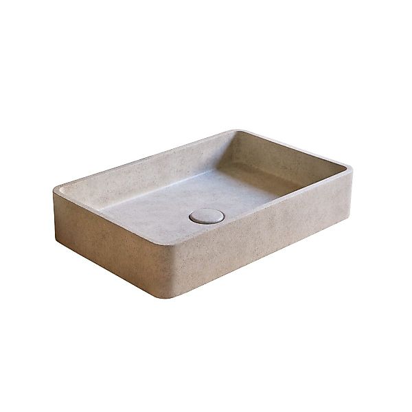 Tikamoon Waschbecken Iris Waschbecken Beton, grey günstig online kaufen