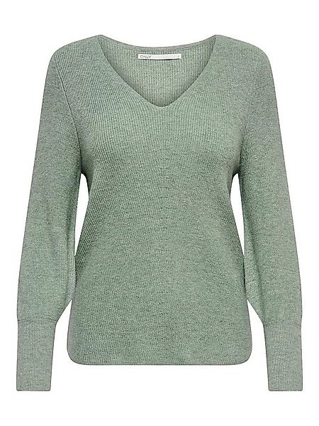 ONLY V-Ausschnitt-Pullover Only Damen Strick-Pullover OnlLatia Sweater Ball günstig online kaufen