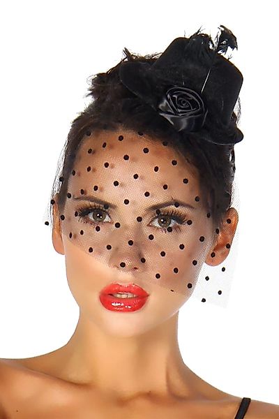 Atixo Melonenhut Fascinator Minihut Filzhut Trachtenhut günstig online kaufen