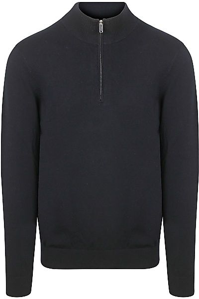 Profuomo Half Zip Pullover Luxury Navy  - Größe L günstig online kaufen