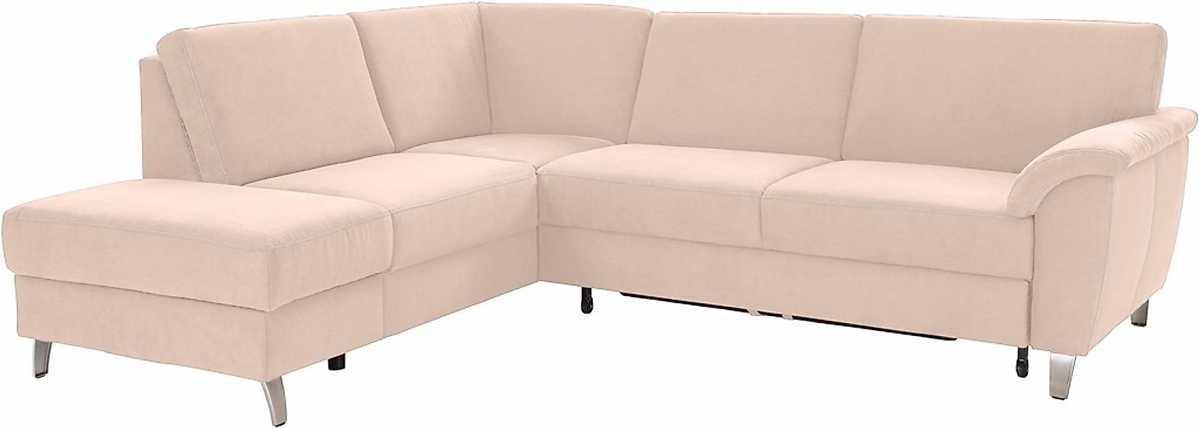 sit&more Ecksofa »Texel L-Form«, mit Federkern, wahlweise mit Bettfunktion günstig online kaufen