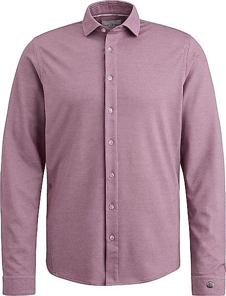 Cast Iron Hemd Jersey Piqué Mauve - Größe S günstig online kaufen