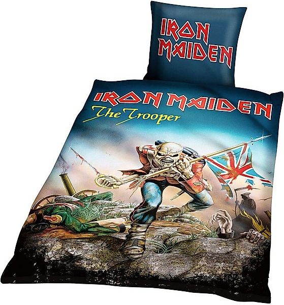 Klangundkleid Bettwäsche Irom Maiden Bettwäsche The Trooper, 1 teilig, 100% günstig online kaufen