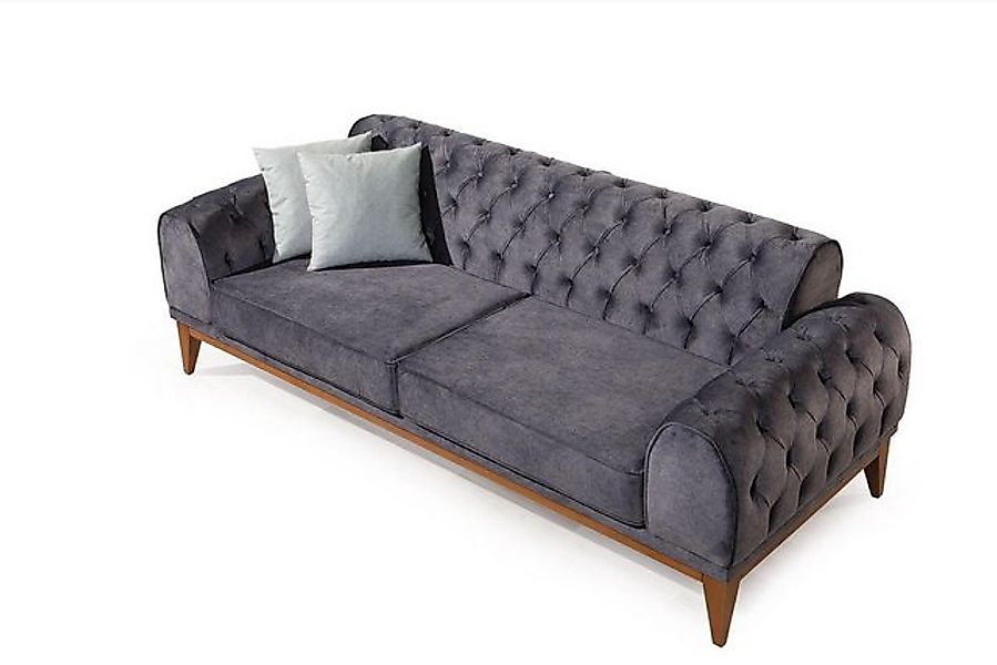 Xlmoebel Sofa Neues Textil Design 3-Sitzer Sofa Möbel - Dreisitzer Couch ne günstig online kaufen