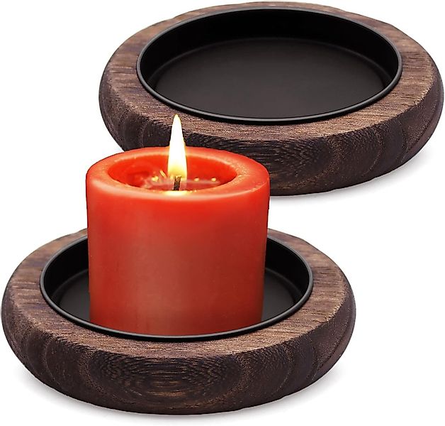 Coonoor Kerzenständer 2 Stück Kerzenteller Kerzenständer günstig online kaufen