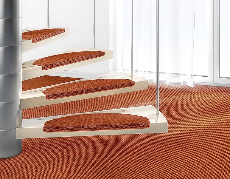 Dekowe Stufenmatte Mara S2, halbrund, Höhe: 5 mm, 100% Sisal, große Farbaus günstig online kaufen