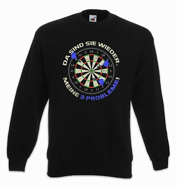 Urban Backwoods Sweatshirt Darts Probleme Sweatshirt Dartscheibe Spiel Spor günstig online kaufen