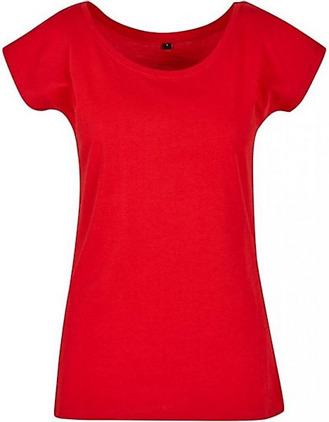 Build Your Brand Rundhalsshirt Ladies´ Wide Neck Tee Rundhalsausschnitt günstig online kaufen