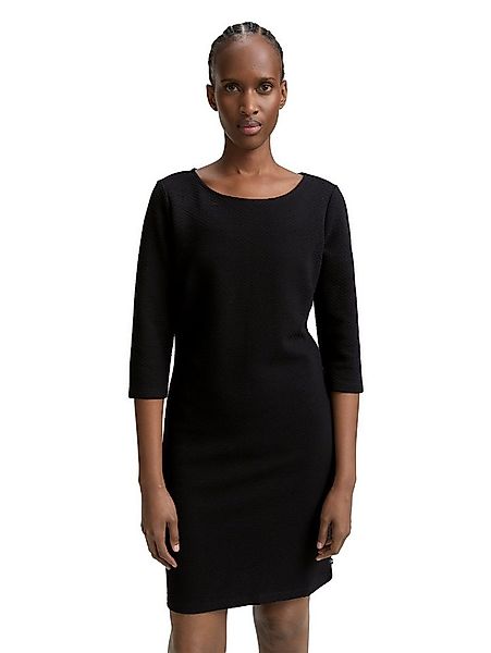 TOM TAILOR Denim Shirtkleid Sommerkleid in Struktur-Optik und mit Stretch günstig online kaufen