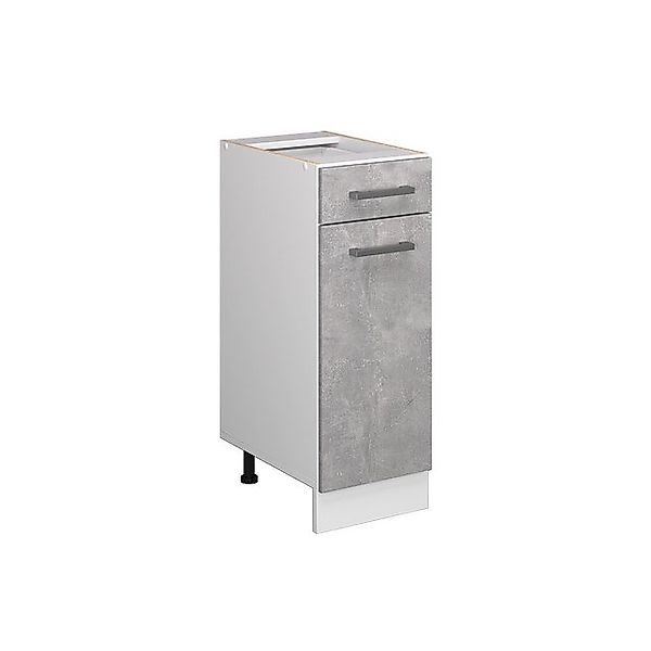 Vicco Unterschrank R-Line, Beton/Weiß, 30 cm, günstig online kaufen