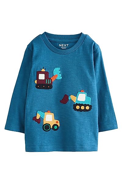 Next Langarmshirt Langärmeliges Shirt mit Applikation günstig online kaufen