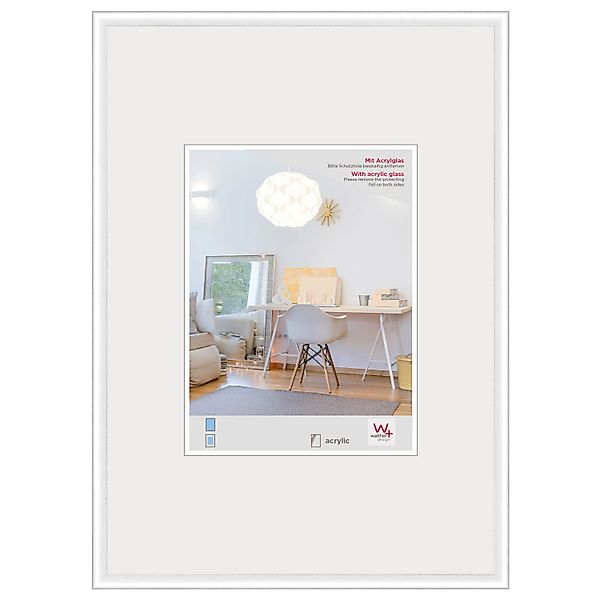 walther design New Lifestyle Kunststoff Bilderrahmen  Kunstglas 30x40 cm We günstig online kaufen