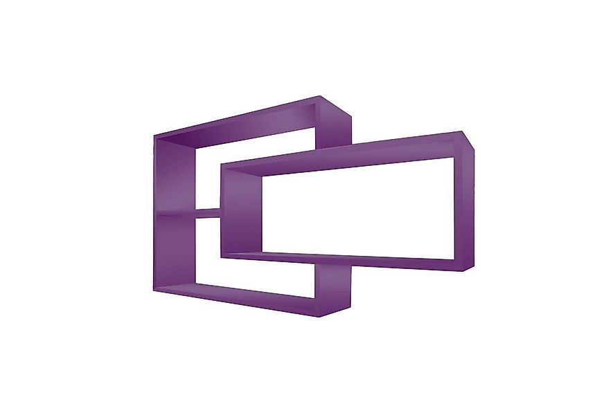 TRAUMMÖBEL Wandregal KARO, Modernes Schweberegal großes Hängeregal Wandrega günstig online kaufen