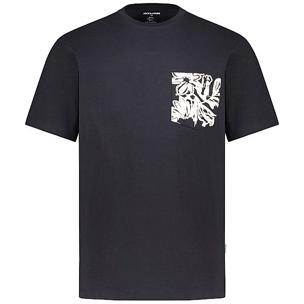 Jack&Jones T-Shirt mit Brusttasche Farbe schwarz Größe: 3XL günstig online kaufen