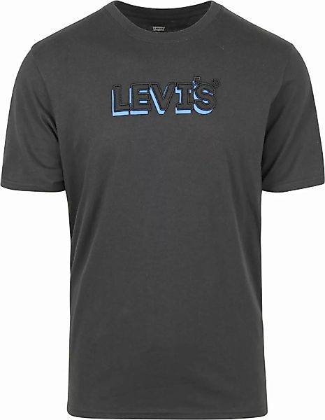 Levi's Relaxed T-Shirt Schwarz - Größe L günstig online kaufen