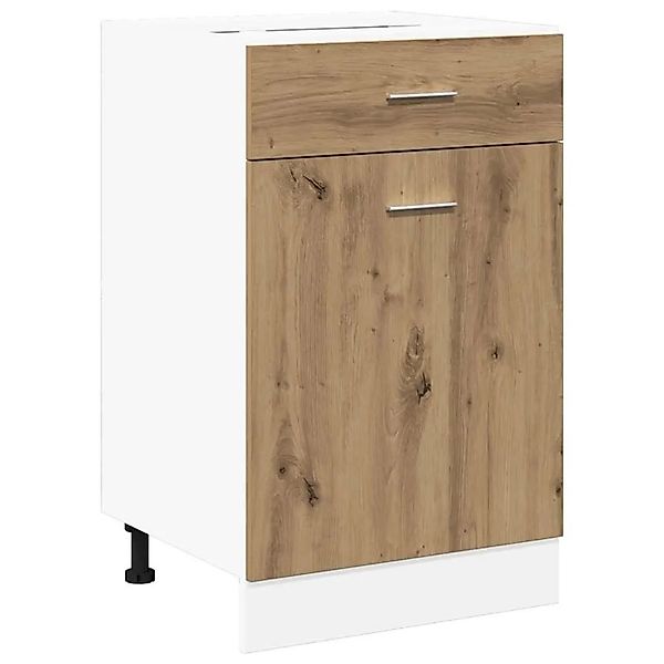 vidaXL Schubunterschrank Lyon Artisan-Eiche 50x46x81,5 cm Holzwerkstoff 856 günstig online kaufen