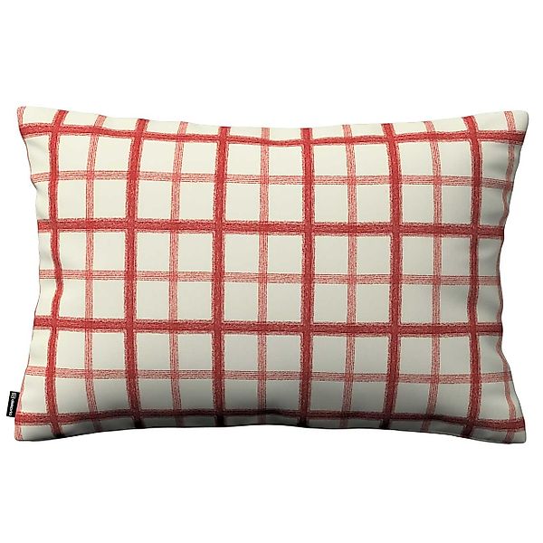 Kissenhülle Mia rechteckig, rot-creme, 47 x 28 cm, Avinon (131-15) günstig online kaufen